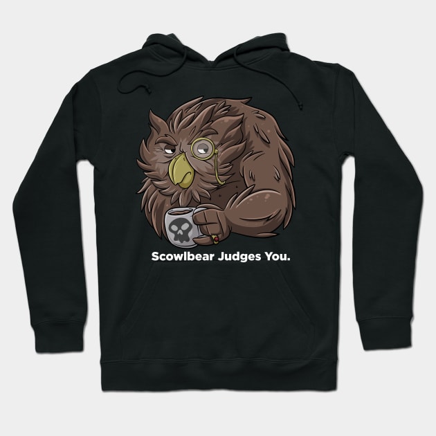 Scowlbear Hoodie by d20Monkey